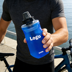 Gourde souple filtrante pliable, Pichets et bouteilles filtrantes à eau, <span class=keywords><strong>Bouteille</strong></span> filtrante à eau portable, Gourde souple en TPU 500ml 42mm - Product Image 6