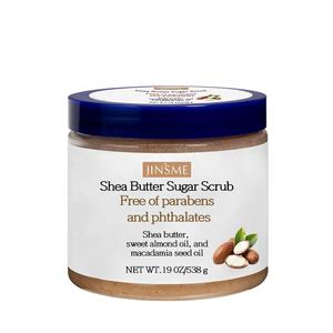 Exfoliante de Azúcar con Manteca de Karité Natural Hidratante y Exfoliante para el Cuidado de la Piel de Marca Privada para Todo Tipo de Piel para Mujeres - Product Image 1