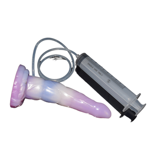 21,5 cm buntes Silikon Anal Plug Wassers prüh dildo Selbstvergnügen Sexspielzeug für Erwachsene Produkt kategorie Mastur batoren - Product Image 3