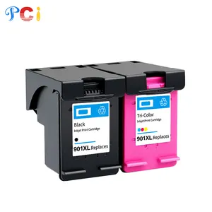 Hộp Mực In Phun Màu Tương Thích PCI 901XL 901 XL CC653A Sản Xuất Lại Cho HP901XL Cho HP Officejet J4580 J4660 4500