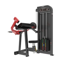 Nouvelle conception, usine de Dezhou, machine à biceps LAND Fitness à charge par poulie pour usage commercial en musculation, pour l'entraînement des muscles des bras