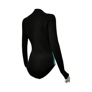 2mm neopren ıslak takım elbise dalış göğüs Zip sörf Wetsuit kadın dalış takım elbise kısa renkli Wetsuits bayanlar için