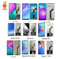 LCD de téléphone portable pour Infinix X689 X689B X689C écran LCD pour Infinix Hot 10T 10S assemblage d'écran d'affichage