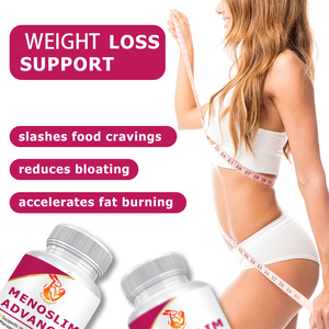 Cápsulas Menoslim Advanced Personalizadas OEM ODM, Suplemento de Extracto de Ashwagandha, Fórmula para la Pérdida de Peso, Apoyo Hormonal - Product Image 3