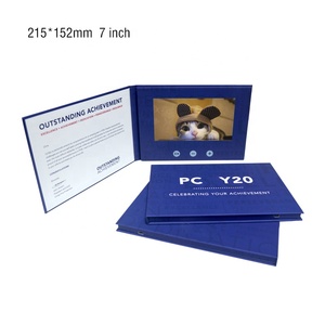 Paysage vidéo brochure fabricant 7 pouces mini écran LCD livre vidéo cadre <span class=keywords><strong>photo</strong></span> numérique pour la publicité de mariage - Product Image 2