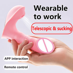 Gran oferta, vibrador portátil con Control remoto por aplicación, huevo de salto telescópico, vibración, consolador de succión de empuje, vibrador, juguete sexual para parejas - Product Image 5