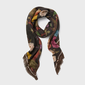 <span class=keywords><strong>Sciarpa</strong></span> personalizzata con stampa in <span class=keywords><strong>Cashmere</strong></span> di <span class=keywords><strong>seta</strong></span> di lusso per donne Logo personalizzato per le stagioni autunnali primavera estate - Product Image 3