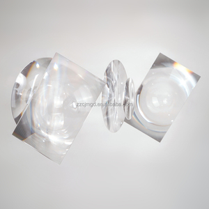 गोल ऑप्टिकल pmma प्लास्टिक ठीक स्क्रू थ्रेड सौर संघनक लेंस बड़ी फोकल लंबाई - Product Image 4