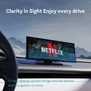Ottocast xe 11.4 inch 4K cảm ứng không dây Carplay và Android Màn hình tự động cho trong xe ô tô phương tiện truyền thông hộp - Product Image 3