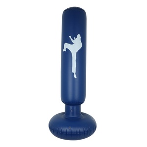 Saco de Boxeo con Forma Humana para Kick Boxing, Saco de Arena de PVC con Relleno de Aire, Equipo Esencial para Entrenamiento en Gimnasio - Product Image 1