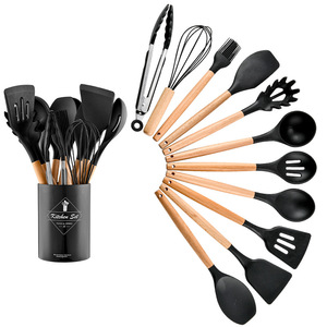 Wholesale 12 Pieces USSE Kitchen Accessories Silicone Cookware Non-stick Silicon Utensils <strong>Cooking</strong> <strong>Sets</strong> Kitchen - Product Image 2