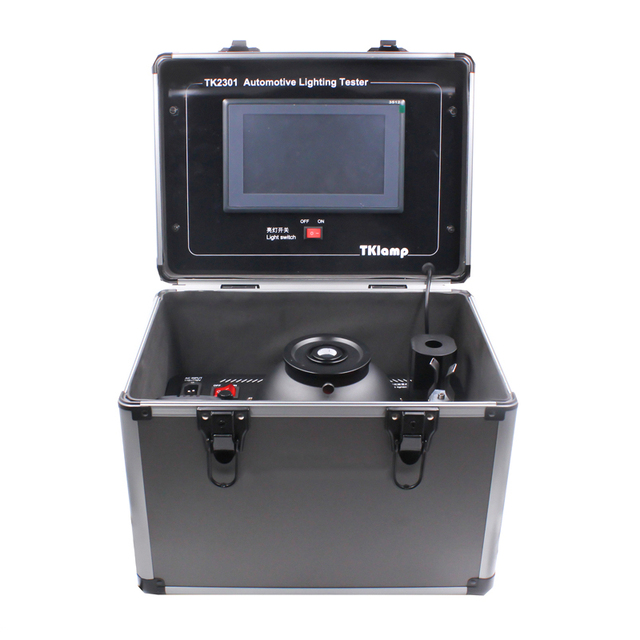 High Power 12V-24V 10000 Lumens Portable LED Headlights Tester for Polo Golf Cars with HID Bulb Testing