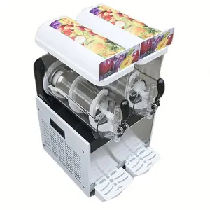 Satılık ticari sluslushie makinesi sıcak satış dondurulmuş içecek makinesi kafeterya slush makinesi dondurma slushie