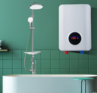 Chauffe-eau électrique instantané intelligent portable, conception à induction, sans réservoir, écran tactile, température constante, plastique, pour hôtel