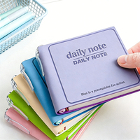 Carnet en cuir personnalisé pour la planification quotidienne : suivi des habitudes, objectifs, journal intime, bien-être, école, affaires