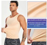 Camisas de compresión moldeadoras para hombres, camisas de compresión para hombres, moldeador de cuerpo de compresión abdominal de pecho de plástico con cualquier corte