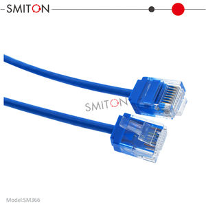 نحيف Rj45 القط <span class=keywords><strong>6</strong></span> كابل <span class=keywords><strong>6</strong></span> بوصة كابل إيثرنت/سلك الشبكة/الرصاص التصحيح رقيقة - Product Image 2
