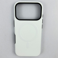 FUNSUB Caseblank usine 2in1 étui magnétique Sublimation étui iPhone vierge matériau 3D vierge Pc + étui en tpu pour I Phone 17 PRO MAX