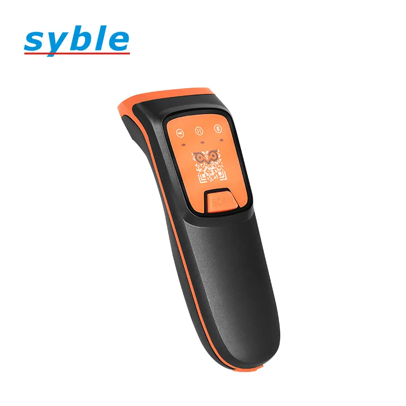Syble XB-M80 Portabel 1D 2D QR BT Barcode Scanner Handheld Wireless Bar Code Reader untuk IOS Android Smart Phone Tablet