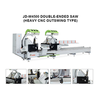 Máquinas de Corte CNC JUNDE de Alta Productividad, Velocidad de Corte de 0-5 m/min, Control PLC, Precisión de ±0.1 mm, para Perfiles de Aluminio, Corte a 45 y 90 Grados