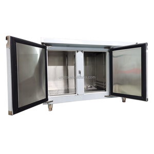 Réfrigérateur-congélateur sous comptoir sur mesure à 2 portes, porte pleine, refroidissement direct, fabricant de réfrigérateurs commerciaux - Product Image 4