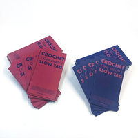 2026 personnalisé imprimé luxe gaufré mat stratification 200g 250g papier couché étiquettes volantes insérer carte de papier pour l'emballage
