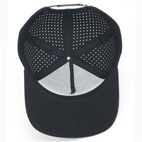 Waterdichte stof 5-delige laser pet met rubberen patch, zwarte kleur, voor heren
