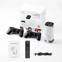 Projecteur intelligent Android 1080P pour cinéma maison pratique avec lampe LED sans fil 4K haute définition pour les jeux