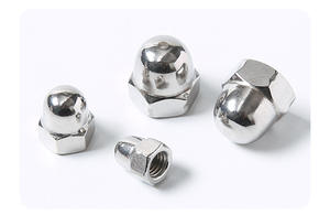 Produttore di elementi di fissaggio di buona qualità a basso prezzo zinco zincato acciaio al carbonio grado 4 M14 M16 esagono tappo a cupola dadi esagonali - Product Image 3