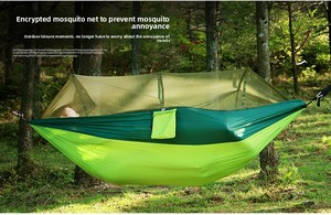 <span class=keywords><strong>Hamac</strong></span> en nylon style vintage pour 2 <span class=keywords><strong>personnes</strong></span>, résistant aux déchirures, marque OEM, capacité de 200 kg, toutes saisons, camping en plein air, plage, fête - Product Image 3