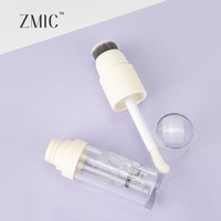 Emballage vide pour fond de teint liquide avec pinceau ou houppette, tube de maquillage en plastique dégradé pour correcteur liquide, tube 2-en-1 pour blush et contour