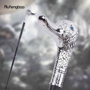 Bâton de marche Rufengbao Duck Head 95 cm avec poignée en métal, bâton de randonnée, luxe et mode, pour usage extérieur - Product Image 4