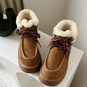 Pantuflas Uggs de Invierno y Primavera con Suela Gruesa para Interiores, para Parejas, Cómodas y Cálidas para Damas, Suaves - Product Image 2