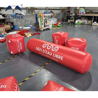 Bouées gonflables flottantes étanches personnalisées pour la publicité d'événements sportifs, bouées gonflables de marquage pour le triathlon, course de natation
