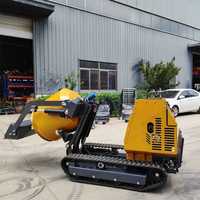 Petite machine à projeter du mortier, machine à béton projeté électrique diesel avec mélangeur, machines à projeter du béton