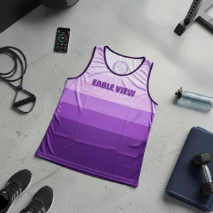 Débardeur de sport pour homme en coton blanc de haute qualité, respirant, séchage rapide, sous-vêtement de fitness, style High Street Eagle View, vente en gros personnalisée - Product Image 3