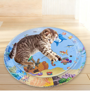 Nouveau <span class=keywords><strong>tapis</strong></span> <span class=keywords><strong>anti</strong></span>-éclaboussures pour animaux de compagnie, extra épais, amélioré, en PVC 6P écologique, <span class=keywords><strong>tapis</strong></span> de jeu pour <span class=keywords><strong>chien</strong></span> et chat en été, <span class=keywords><strong>anti</strong></span>-rayures - Product Image 4
