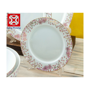 Vajilla de cerámica de tamaño personalizado al por mayor, platos para servir de 6/7/8/9 pulgadas, platos blancos, proveedor largo del grupo Phuong - Product Image 5