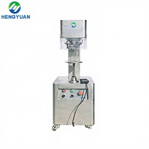 เครื่องปิดฝาแบบหัวเดียว <span class=keywords><strong>HYSS</strong></span>-1A ความแม่นยำสูง ขับเคลื่อนด้วยมอเตอร์ ใช้ระบบเฟือง สำหรับกระป๋องโลหะ พลาสติก ฝาเหล็กแผ่น |   เครื่องบรรจุกระป๋องกึ่งอัตโนมัติ - Product Image 1