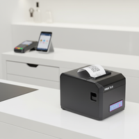Hoin HOP-E801 300mm/s kecepatan tinggi Pos 80mm Printer termal penerimaan USB BT WIFI Printer dengan Auto Cutter