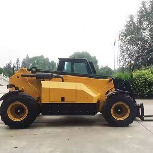 Chariot télescopique T30D-68 de 7 tonnes à direction intégrale, chariot élévateur tout-terrain télescopique en promotion - Product Image 2