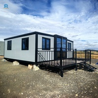 Australie 20 pieds 40 pieds Maison en conteneur extensible Maison en conteneur mobile préfabriquée moderne avec salle de bain complète 2 3