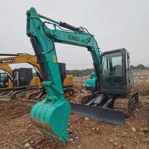Kobelco SK75 Mini Excavator 95% NEW Hydraulic Crawler 7.5 Ton Hydraulic Pump Secondhand Construction Equipment - Product Image 1