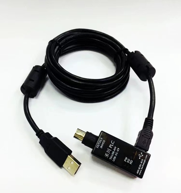 TX-USB-AW, FX-USB-AW PLC Programming Cable Compatible for FX-USB-AW FX2N/FX1N/FX0N/FX0S/FX1S/FX3U