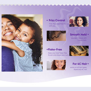 ARGANRRO-<span class=keywords><strong>trenzas</strong></span> afro naturales para niños, sin escamas, sin alcohol, africano, natural, gel para pelo <span class=keywords><strong>de</strong></span> bebé, estilismo para niños - Product Image 5