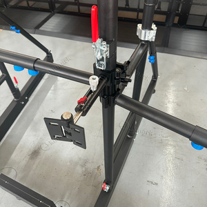 Tùy Chỉnh Cong Có Thể Điều Chỉnh Mặt Đất Hỗ Trợ LED Video Tường Khung Tủ Màn Hình Mặt Đất Hợp Kim Nhôm Giàn Ngăn Xếp Hệ Thống - Product Image 5