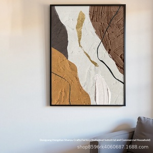 Bức tranh trang trí trừu tượng hiện đại cho phòng khách sofa nền tường sàn lớn bức tranh tường lối vào nghệ thuật - Product Image 3