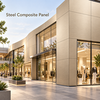 Panneau composite en acier de 4 mm avec couleur cèdre unie pour la décoration intérieure des magasins