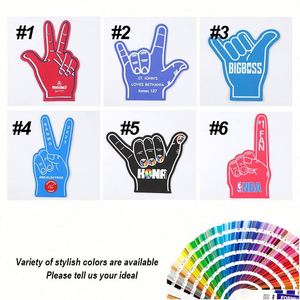 Gants de cheering personnalisés en mousse EVA avec logo – Offre spéciale, accessoires de cheerleading, cadeaux promotionnels, gants de cheering pour événements sportifs et célébrations - Product Image 2