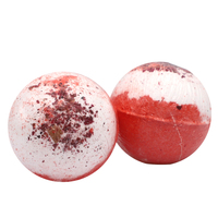 Mini bulles de bain séchées, boisson pour les enfants, cristal, fleurs séchées, sans danger, SPA, 12 grandes balles de bain, coffret cadeau avec huile essentielle naturelle